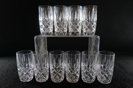 Lot of 10 Gorham Crystal Lady Anne Highball Glasses