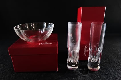 Group Lot of Baccarat Crystal Pieces