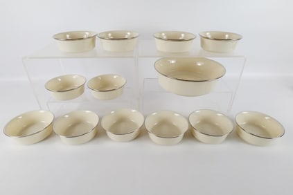 Lot of Lenox Solitaire Bowls