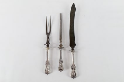 Lot of 3 Sterling Silver Handled Serving Pieces