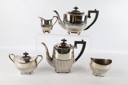 Silverplate Sheffield England Tea Set