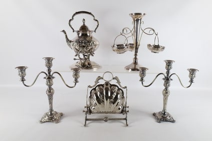 Lot of Silverplate Items