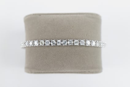 Oscar Friedman Platinum Diamond Bracelet