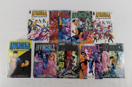 Lot of Invincible Comics Paperback Books