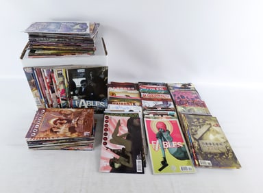 Short Box of Fables and Fairest Comics