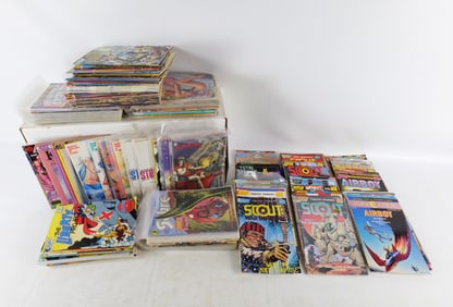 Long Box of Eclipse Comics