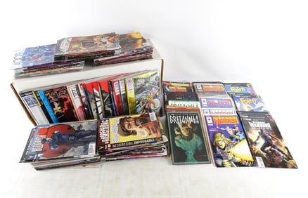 Long Box of Valiant Comics
