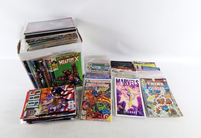 Short Box of Marvel Comics
