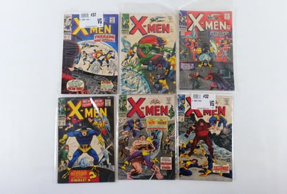 Lot of 6 Silver Age X-Men Comics