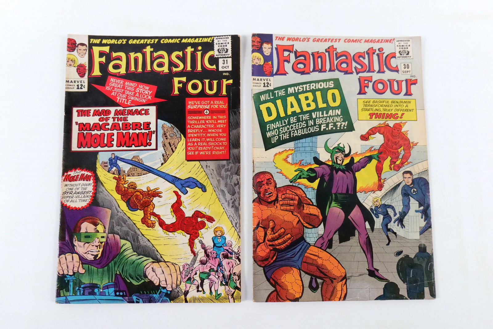 Lot of 2 Fantastic Four Comics - #30 and #31 (1 of 15)