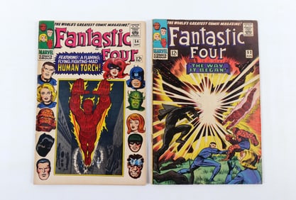 Lot of 2 Fantastic Four Comics - #53 and #54