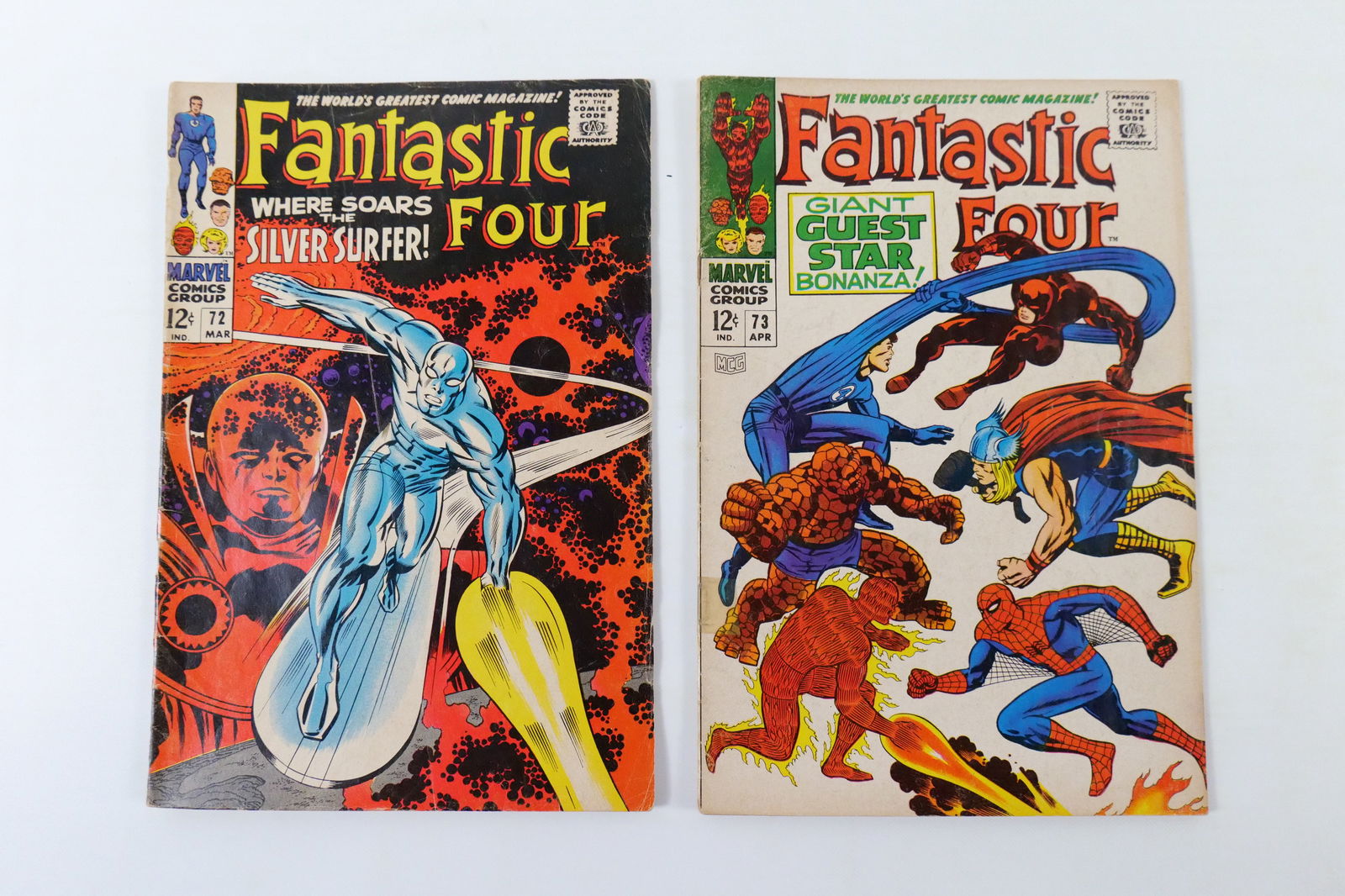 Lot of 2 Fantastic Four Comics - #72 and #73 (1 of 16)