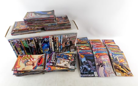 Long Box of Superman Family Comics