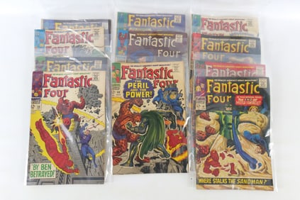 Lot of 11 Silver Age Fantastic Four Comics