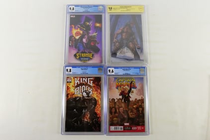 Lot of 4 Graded Marvel Comics