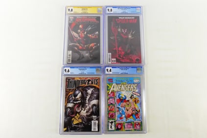 Lot of 4 CGC Graded Marvel Comics