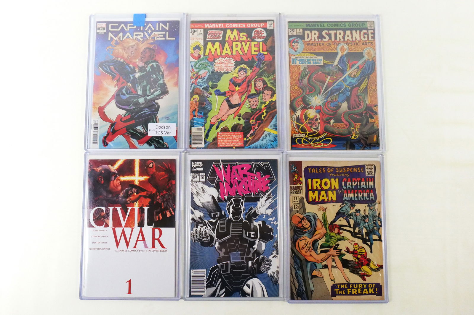 Lot of 6 Marvel Key Issue Comics (1 of 7)