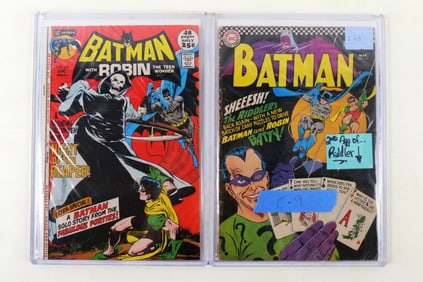 Lot of 2 DC Key Issue Batman Comics