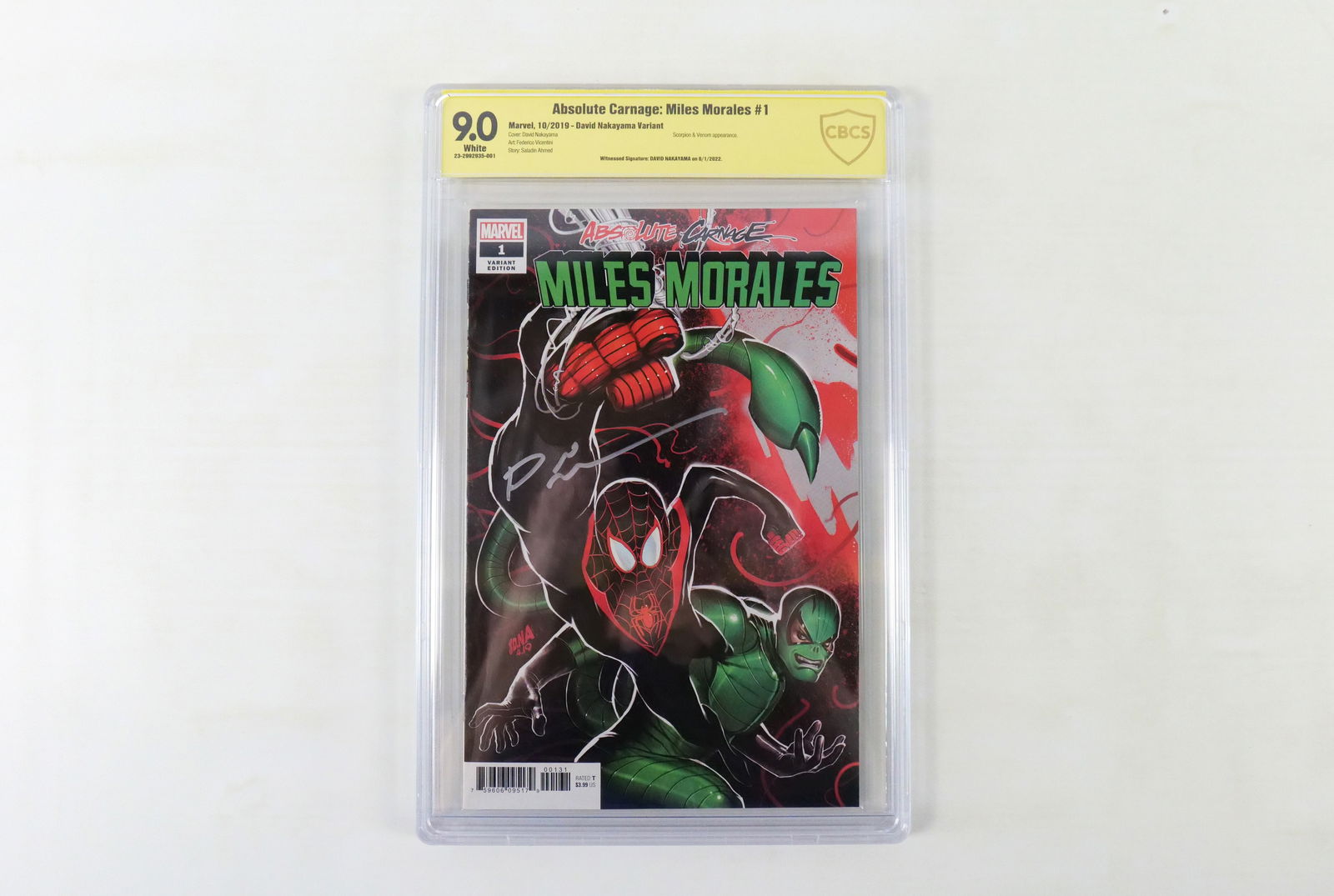 Absolute Carnage: Miles Morales #1 - CBCS 9.0 - Signed (1 of 7)