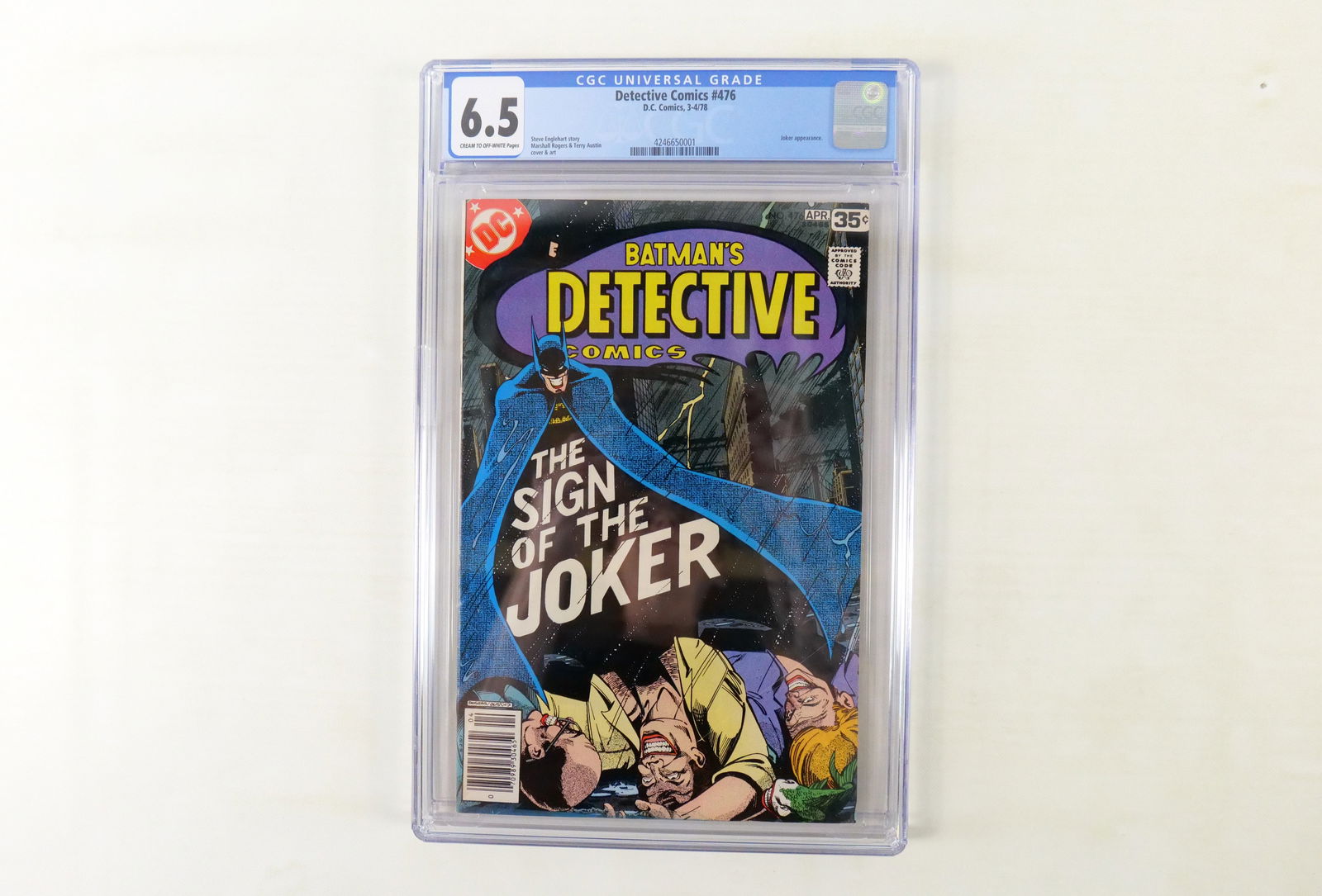 Detective Comics #476 - CGC 6.5 (1 of 7)