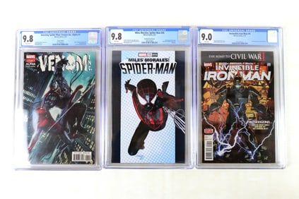 Lot of 3 CGC Graded Marvel Comics