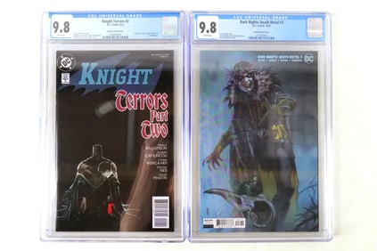 Lot of 2 CGC Graded DC Comics