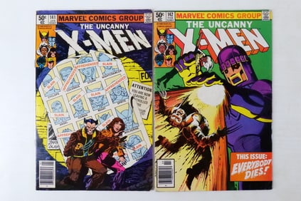 Lot of 2 Uncanny X-Men Comics