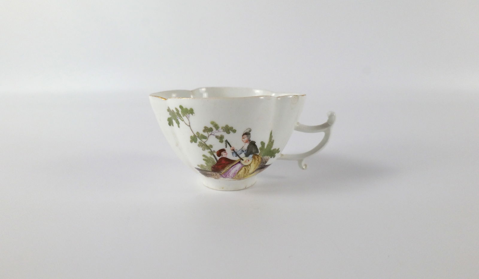 19th Century Meissen Hand Painted Tea Cup (1 of 10)