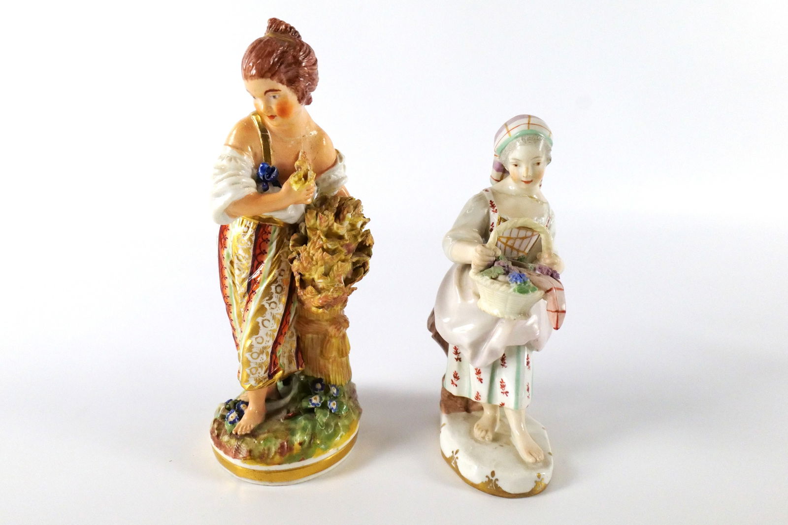 Lot of 2 Antique Porcelain Figurines (1 of 20)