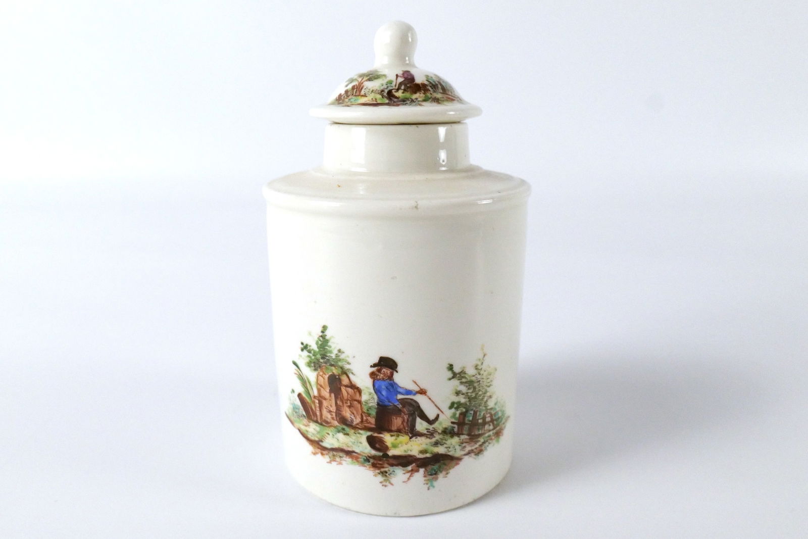 18th Century Soft Paste Porcelain English Tea Caddy (1 of 11)