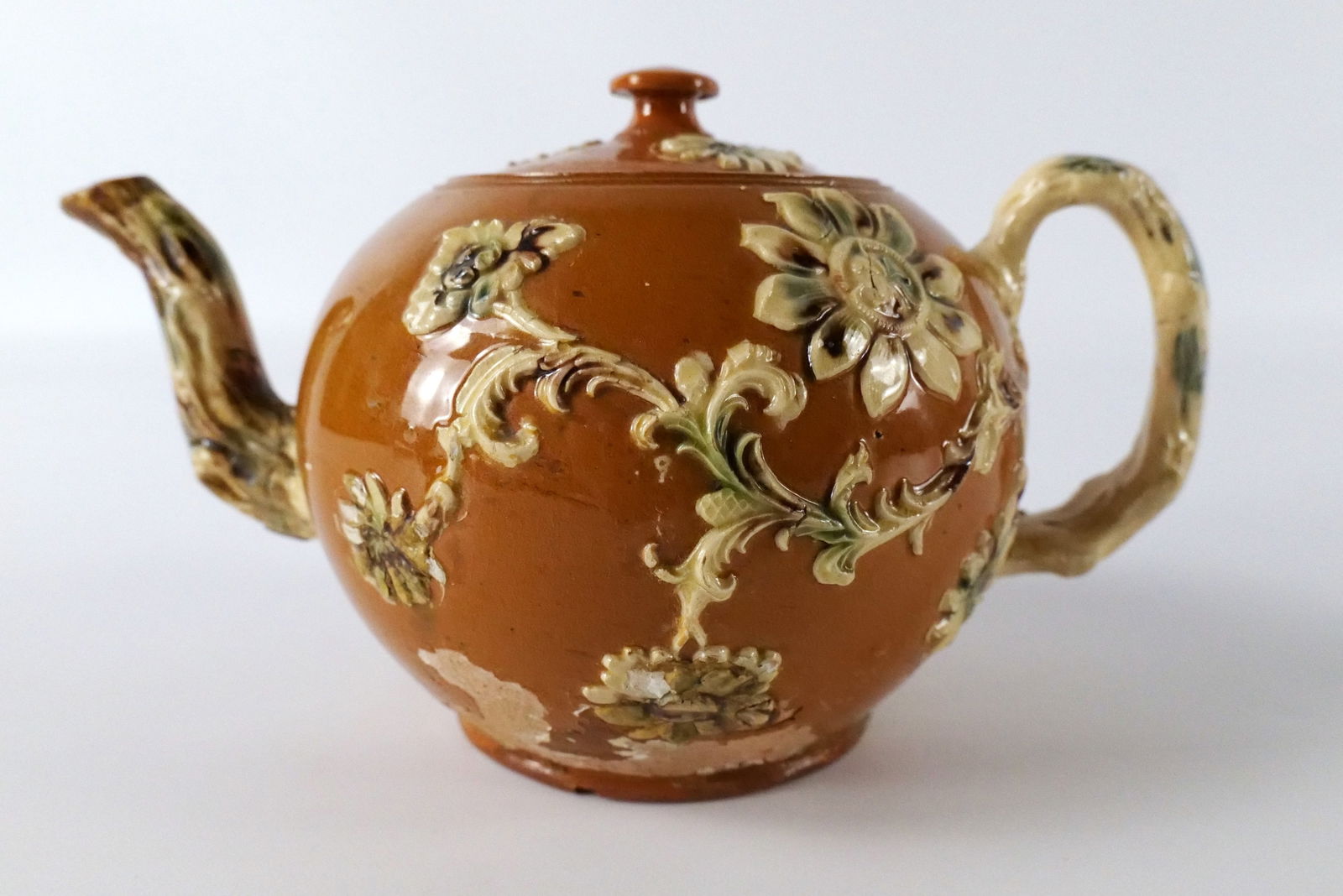 18th Century Astbury Whieldon Pottery/Earthenware Teapot (1 of 14)