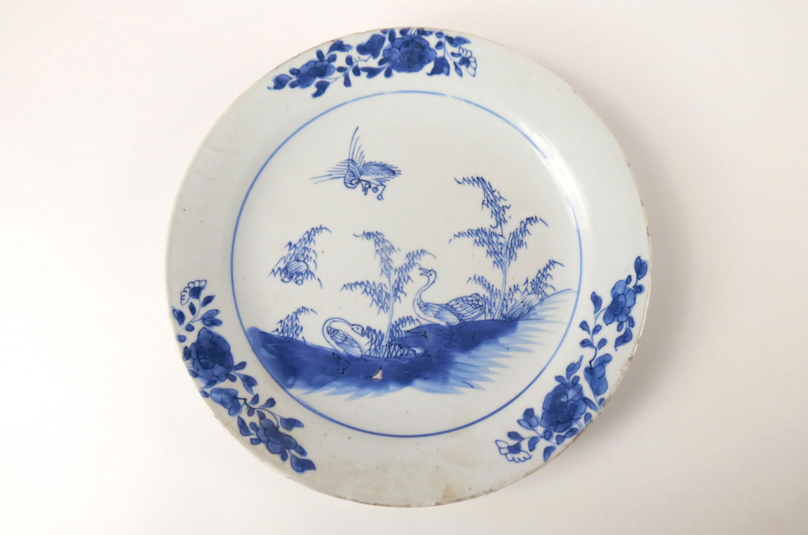 Chinese Export Hand Painted Porcelain Plate (1 of 12)