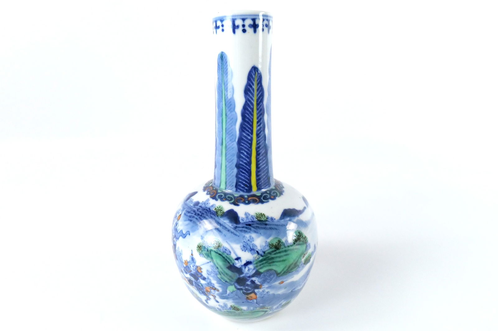 Chinese Export Hand Painted Porcelain Vase (1 of 7)
