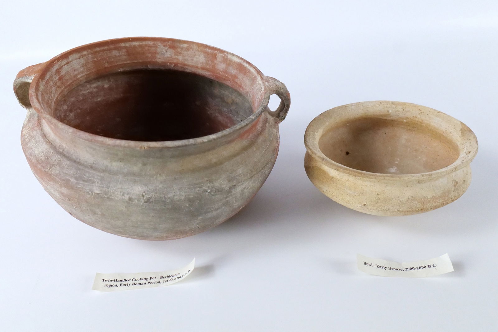 Lot of 2 Ancient Pottery Pieces (1 of 20)