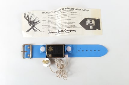 Vintage Johnson Smith Company 1970's Wrist Radio