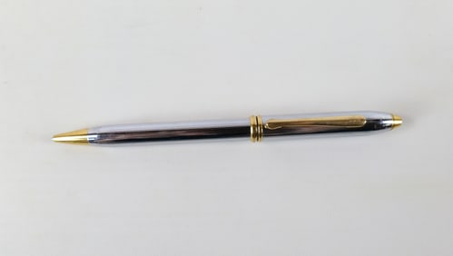 Cross Silver and Gold Tone Ballpoint Pen