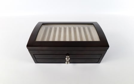 Wooden Pen Display Case