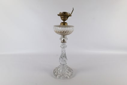 Victorian Crystal Oil Lamp
