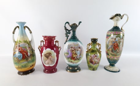 Group Lot of Decorative Vases and Urns