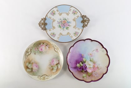 Lot of 3 19th Century Serving Plates