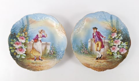 Lot of 2 Portrait Plates