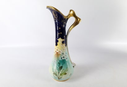 Teplitz Hand Painted Ewer