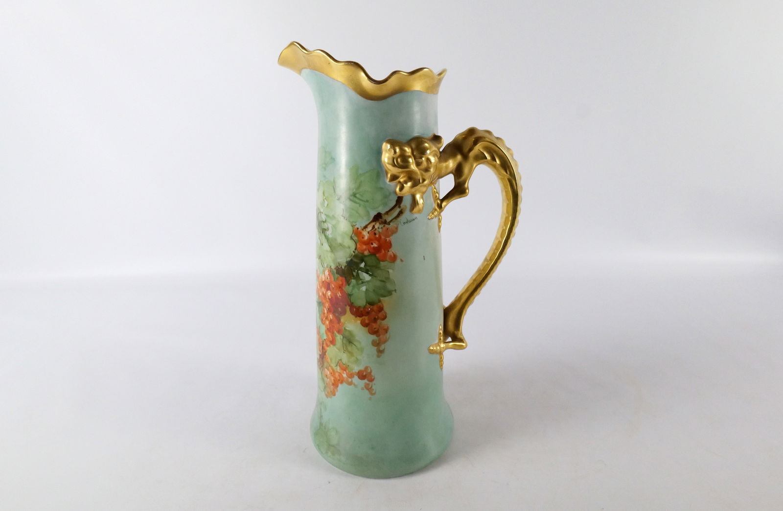 19th Century Limoges Hand Painted Tankard (1 of 10)