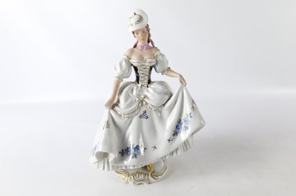 Royal Dux Woman Figurine