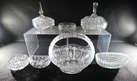 Group Lot of Cut Glass
