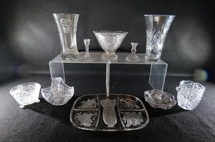 Group Lot of Cut Glass