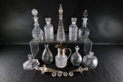 Group Lot of Cut Glass