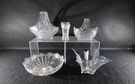 Group Lot of Cut Glass