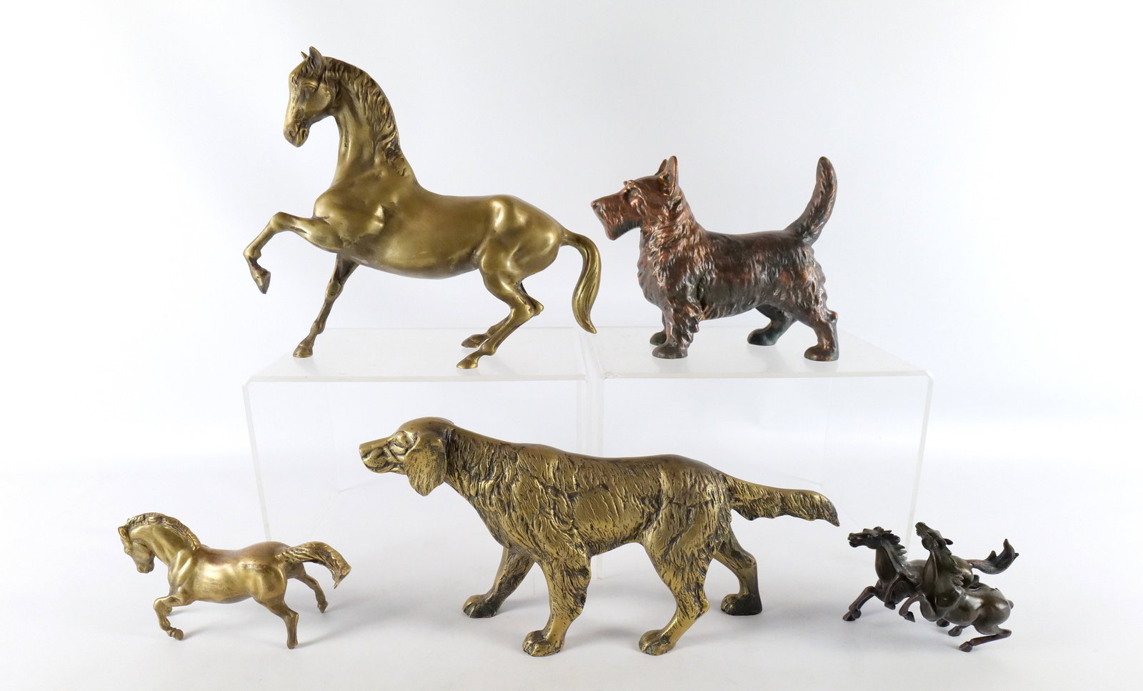Group Lot of Mixed Metal Animal Figurines (1 of 11)