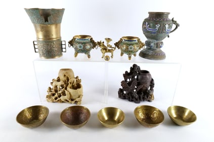 Group Lot of Asian Inspired Pieces